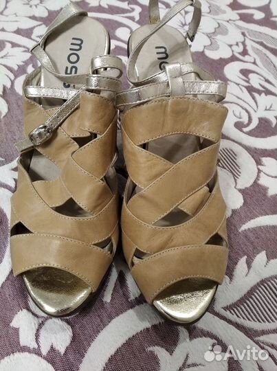 Босоножки mosso новые 39-40 кожа
