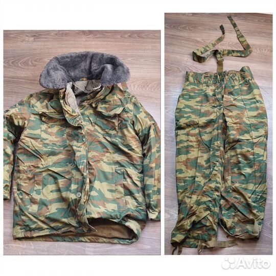 Бушлат + штаны 52 размера ватные зимние новые