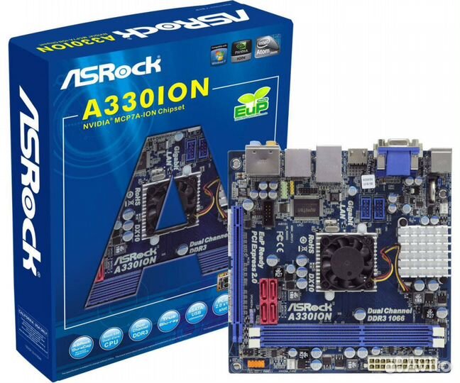 Материнка с процессором и видеокартой