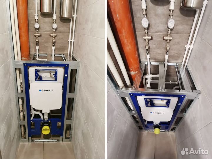 Сантехник, отопление, плитка, теплый пол