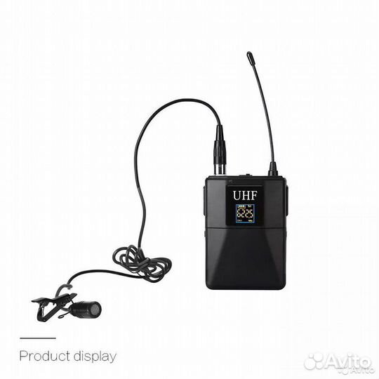 Беспроводной петличный микрофон UHF standart