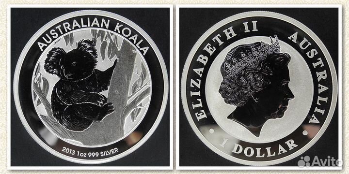 2013 г. Коала, Кукабарра, Таку, Панда 4х1oz Ag999