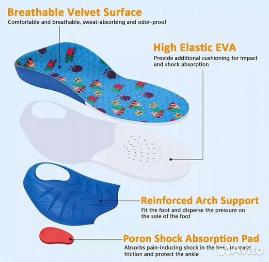 Ортопедические стельки новые