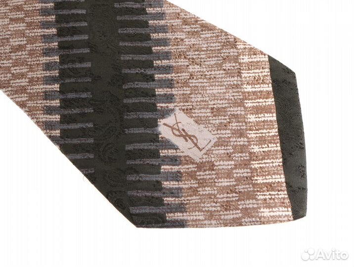 Yves Saint Laurent Мужской Галстук Шёлк Винтаж