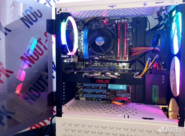 Игровой пк core i5/16гб/RX570/SSD/A815