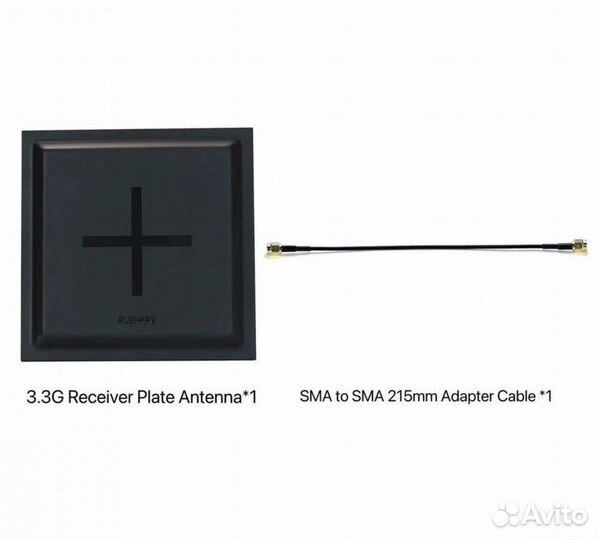 Антенна патч rushfpv 3.3G 15 DBI