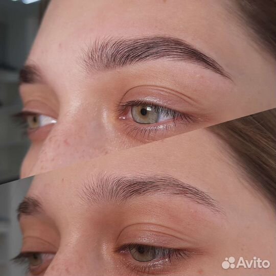 Брови, ламинирование ресниц