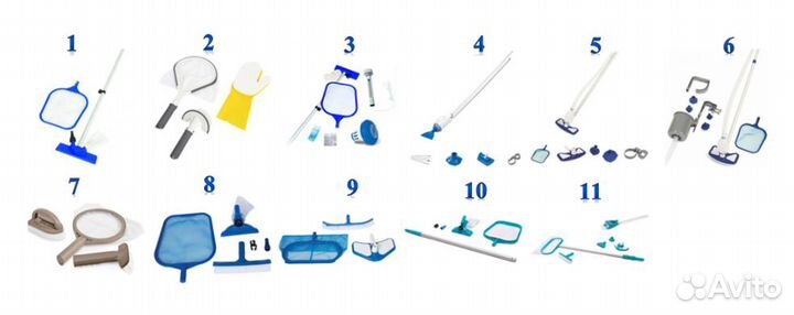 Уборочный комплект для бассейна Bestway / Intex