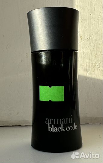 Armani black code eau de toilette 50 мл винтаж