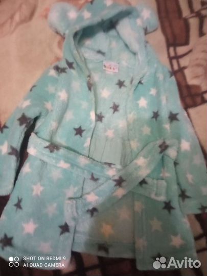 Детский махровый халат