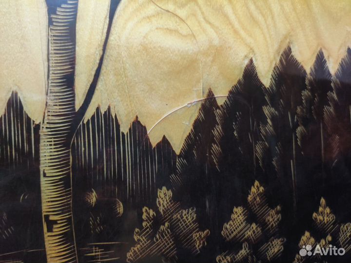 Картина резьба лак 70*50