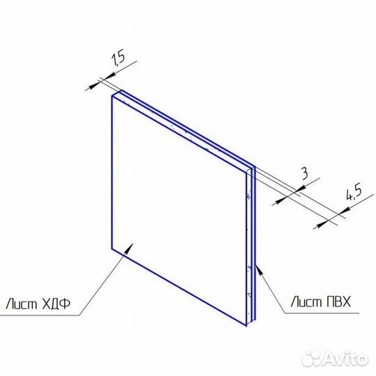 Добор для F-наличника капель 5*100*2070мм серый 70