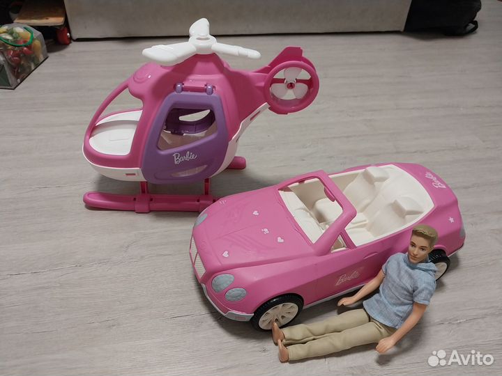 Вертолет и кабриолет для девочки