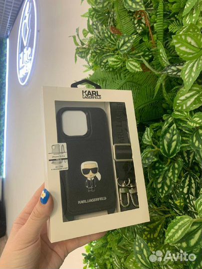 Чехол iPhone 13 Pro Lagerfeld Crossbody Case