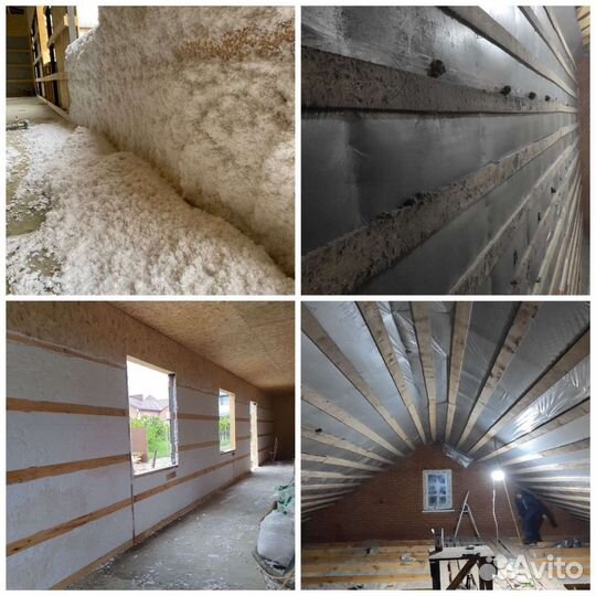 Утепление стен и потолков