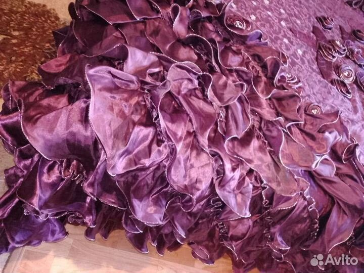 Покрывало плед бу