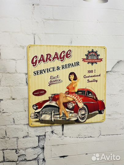 Декор на стену Garage