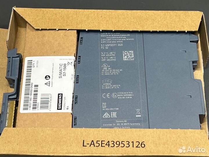 Siemens 6ES7522-1BL10-0AA0 новый, откр. упак. 1 шт