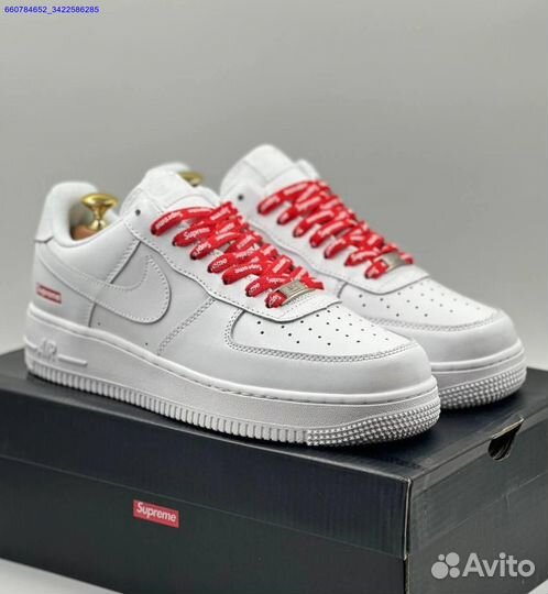 Кроссовки Nike Air Force 1 Low & Supreme (Арт.28865)