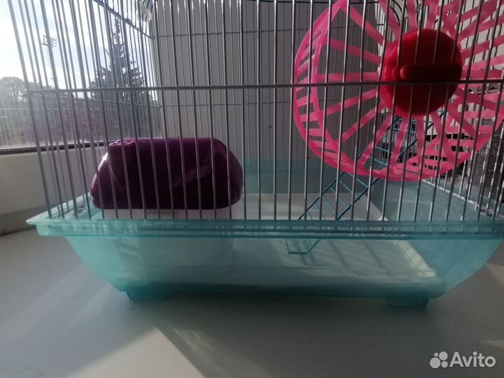 Клетка как новая, прогулочный шар в подарок