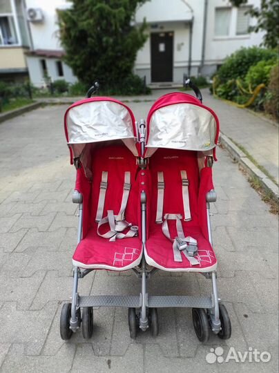 Коляска трость для двойни mclaren
