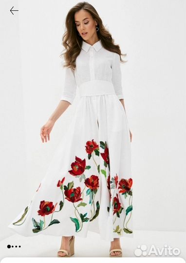 Платье 100% лен 42-44 Yukostyle