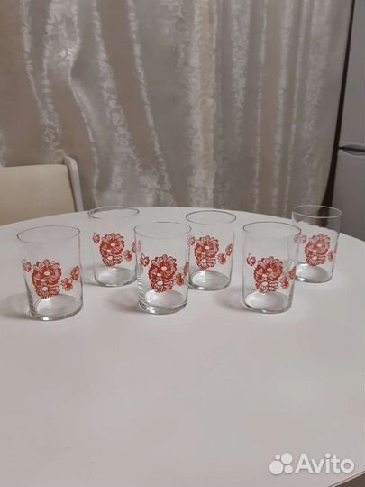Набор стаканов. Стекло. СССР