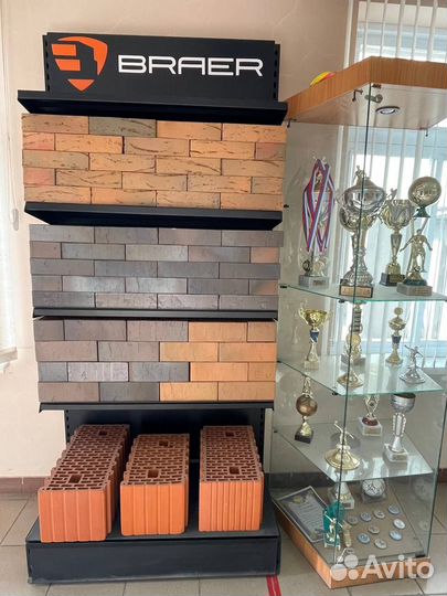 Лицевой кирпич баварская кладка гладкий Браер