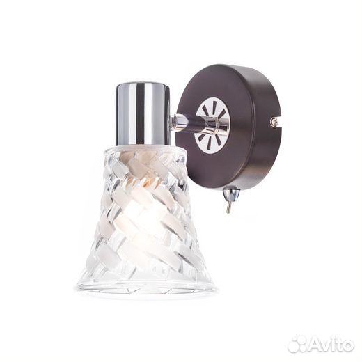 Экономсвет.Спот настенный 13251 /1 wengue +CR (66)