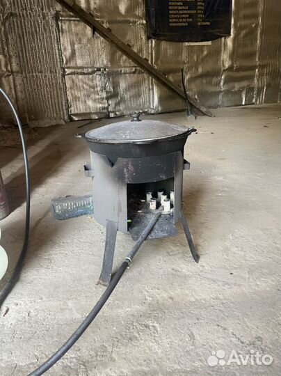 Казан чугунный 16 литров с ачагом