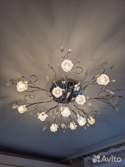 Люстра потолочная бу
