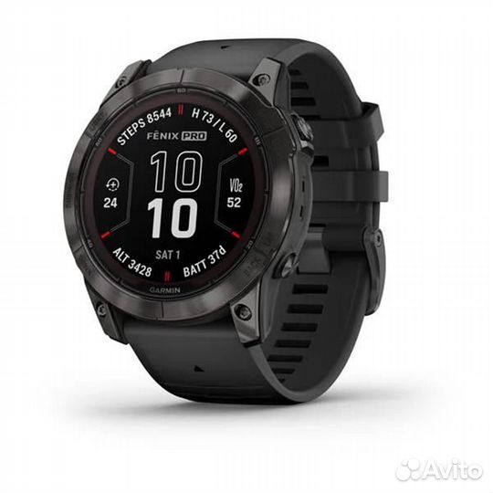 Garmin Fenix 7X Pro Sapphire Solar Carbon gray DLC