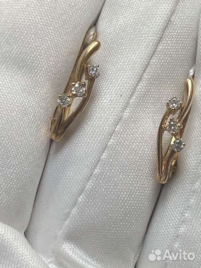 Серьги с бриллиантами