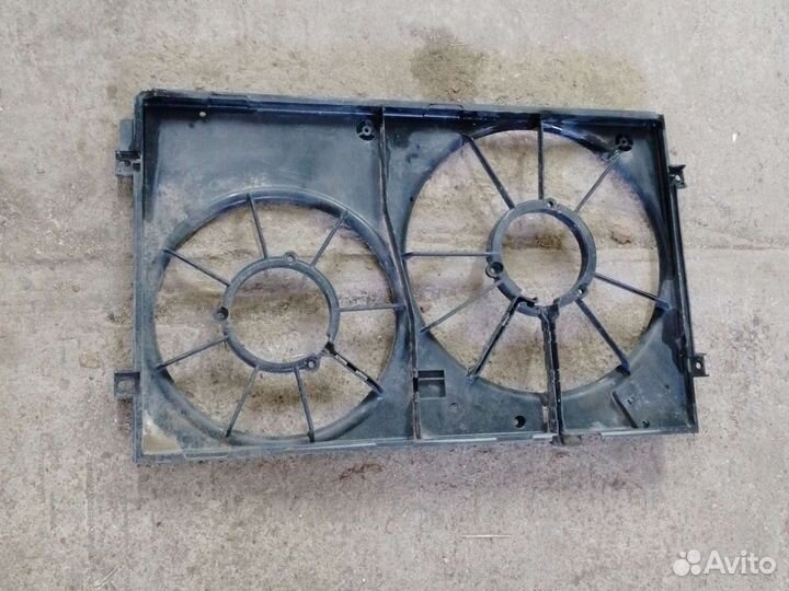 Octavia a5, дифузор/Рамка вентиляторов охлождения