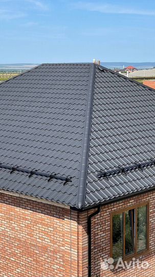 Кровля металлочерепица в рассрочку