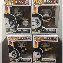 Funko pop Rocks Kiss (лот 4 фигурки)