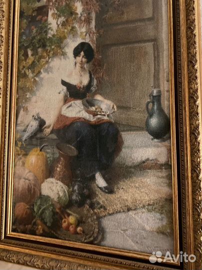 Картина вышитая крестом ручная работа