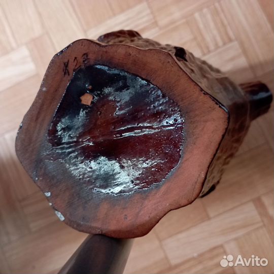 Глиняная ваза в глазури