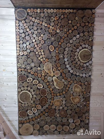 Спилы дерева для декора