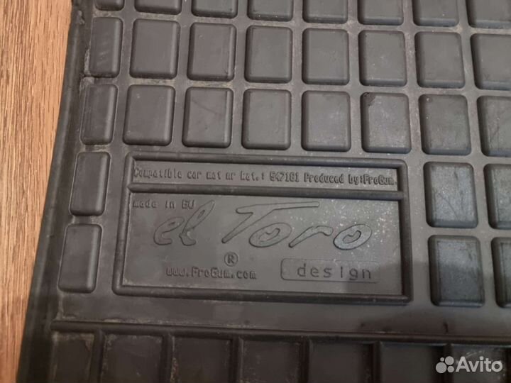 Коврики резиновые renault megane IV