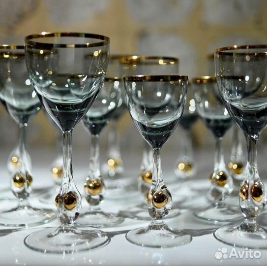 Три редкие винтажные рюмочки Zlata Zuzanna