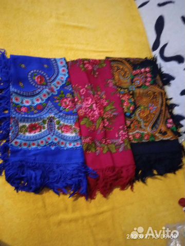 Павлопосадский платок СССР 95*95