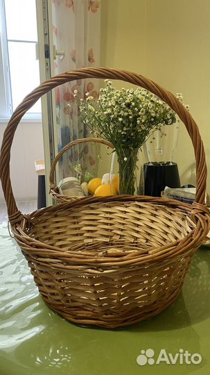 Корзина плетеная