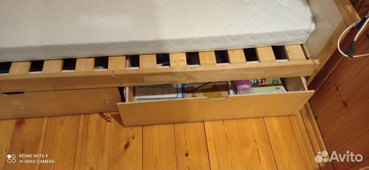 Детская кровать IKEA с матрасом