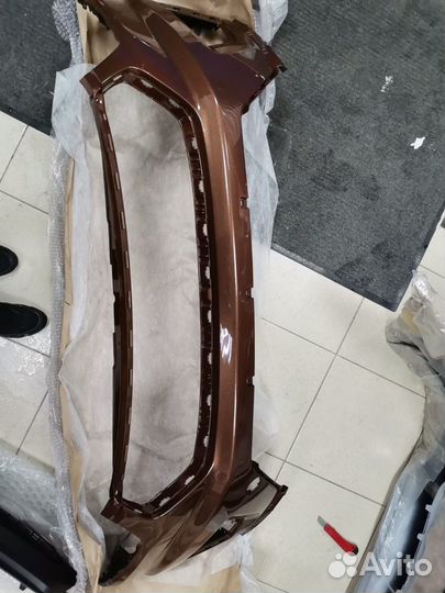 Бампер передний для hyundai creta цвет P4N