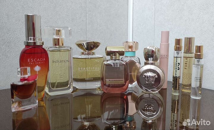 Estee Lauder, Gucci, Nina Ricci, Lancome, Versace