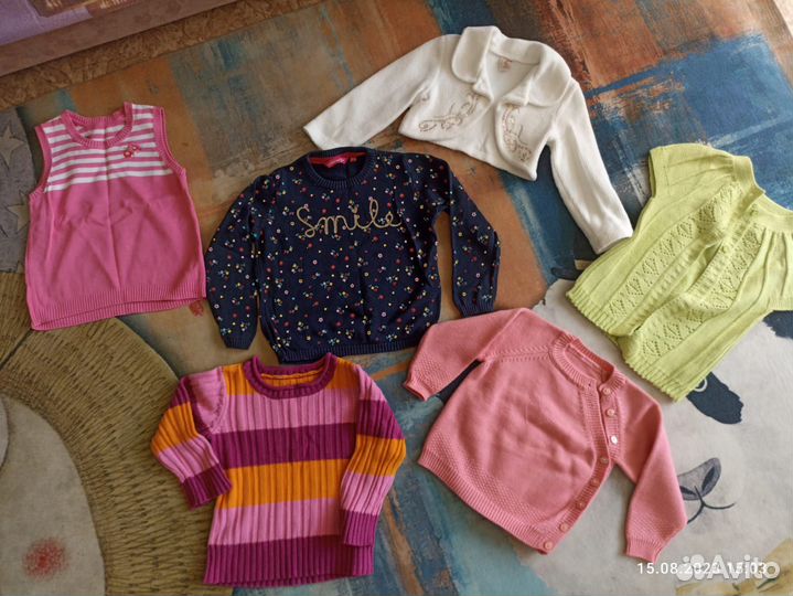 Пакет вещей на девочку 2-5 лет