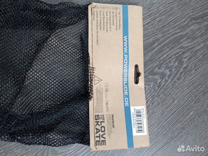 Ролики Oxelo fit 3 мужские черные + защита