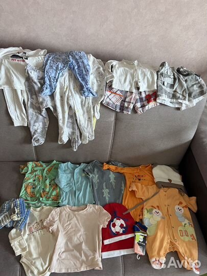 Детская одежда до года пакетом