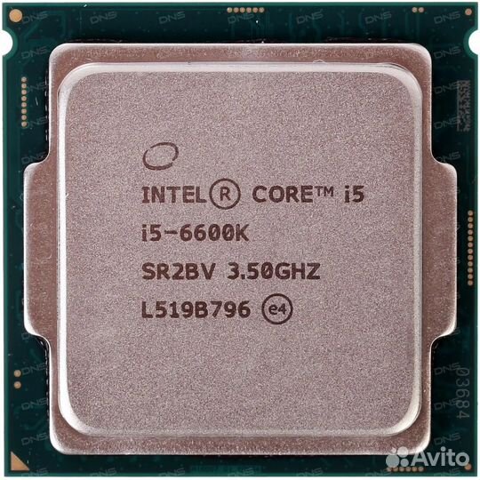 Процессор intel core i5 6600k под сокет 1151